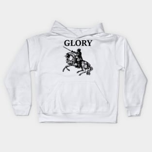 Medieval Knight Glory Kids Hoodie